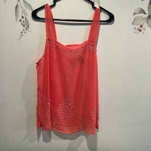 Adorable orange tank top